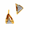 14KT (585) Yellow Gold and Diamond Earrings for Women