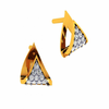 14KT (585) Yellow Gold and Diamond Earrings for Women