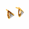 14KT (585) Yellow Gold and Diamond Earrings for Women