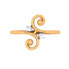 Elegant Motif Gold Ring