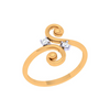 Elegant Motif Gold Ring