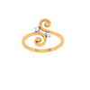 Elegant Motif Gold Ring