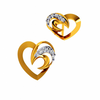 14KT (585) Yellow Gold and Diamond Earrings for Women