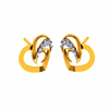 14KT (585) Yellow Gold and Diamond Earrings for Women