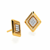 14KT (585) Yellow Gold and Diamond Earrings for Women