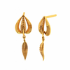 14KT (585) Yellow Gold Earrings for Women