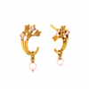 14KT (585) Yellow Gold Earrings for Women