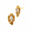 14KT (585) Yellow Gold and Diamond Earrings for Women