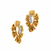 14KT (585) Yellow Gold and Diamond Earrings for Women