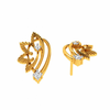 14KT (585) Yellow Gold and Diamond Earrings for Women