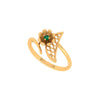 Intricately Crafted Exclusive Gold Engagement Ring