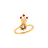 Palash Flower Gold Ring