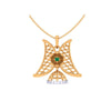 Knitted Gold Pendant