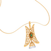 Knitted Gold Pendant