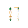 Green Dangler Earrings