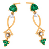 Green Dangler Earrings