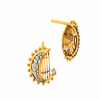 14KT (585) Yellow Gold and Diamond Earrings for Women