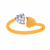 14K Little Heart Connection Ring