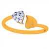 14K Little Heart Connection Ring