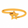 14K Stellar Single Stone Star Shape Gold Ring