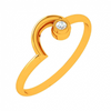 14K Conceptual Yellow Gold Ring