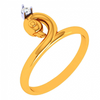 14K Lovable Swan Gold Ring