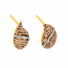 14KT (585) Yellow Gold and Diamond Earrings for Women