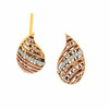 14KT (585) Yellow Gold and Diamond Earrings for Women