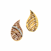 14KT (585) Yellow Gold and Diamond Earrings for Women