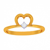 14K Heartfelt Gold Ring For Your Valentines