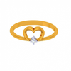 14K Heartfelt Gold Ring For Your Valentines