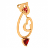 14K Exclusively Beautiful Gold Heart Shape Pendant