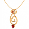 14K Exclusively Beautiful Gold Heart Shape Pendant