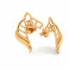 14KT (585) Yellow Gold Stud Earrings for Women