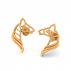 14KT (585) Yellow Gold Stud Earrings for Women