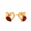 14K Gold Ear Stud For Everyday Wear