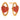 14k Oval Shaped Heart Themed Gold Earring For Women