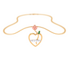 Heart-Shaped Gold Pendant Set To Adorn You The Best 