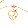 Heart-Shaped Gold Pendant Set To Adorn You The Best 