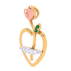 Heart-Shaped Gold Pendant Set To Adorn You The Best 