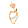 Heart-Shaped Gold Pendant Set To Adorn You The Best 