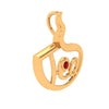 Tea Lover Gold Pendant  