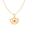 Tea Lover Gold Pendant  