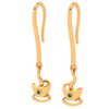 The Tea Cup Drop Gold Earring 