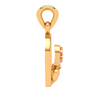 14K Gemstone Studded Adorable Gold Pendant for you