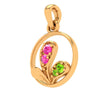 14K Gemstone Studded Adorable Gold Pendant for you