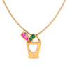 14K Vase-Like Gold Pendant Design For You