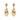 14KT (585) Yellow Gold Earrings for Women