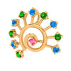 14K Multi-Coloured Gold Pendant Design For You