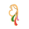 14K Tricolour Gold Pendant Set Exclusively For You